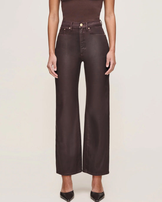 Karmine Wide Leg Fig Coated