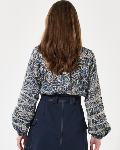 Sioma Linen Blouse Delamere