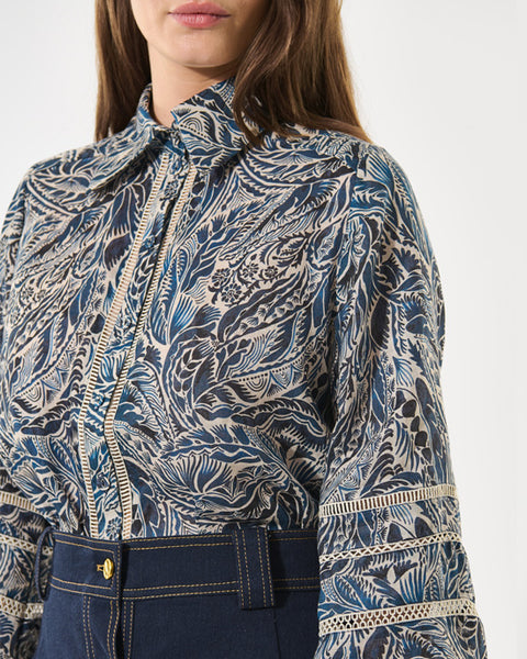 Sioma Linen Blouse Delamere