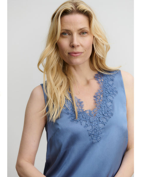 Jade Silk Top Infinity