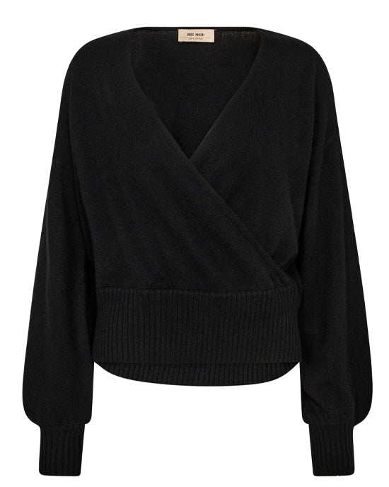 Ady Cashmere Wrap Knit Black
