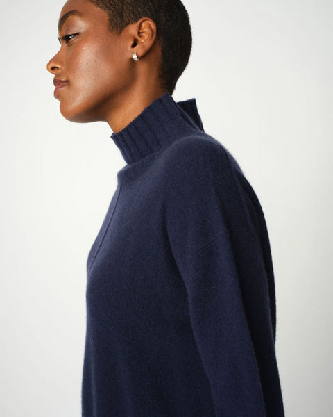 Aima Cashmere Knit Maritime Blue