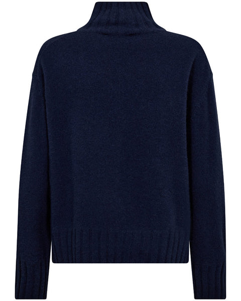 Aima Cashmere Knit Maritime Blue