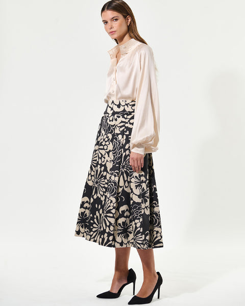 Albis Skirt with Pleats Florana