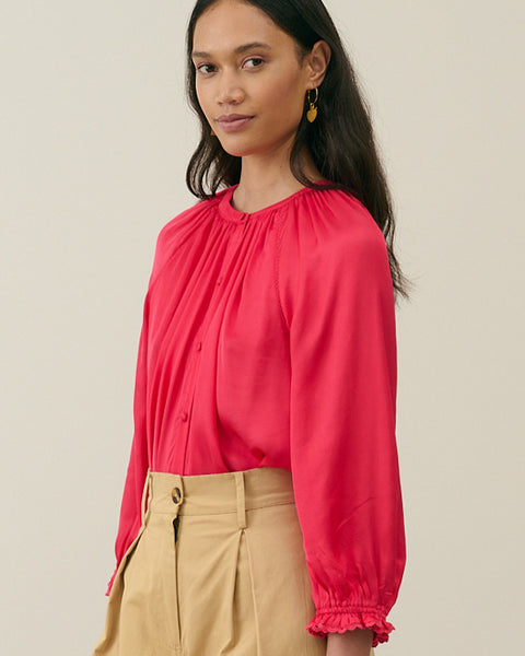 Alienor Shirt Raspberry