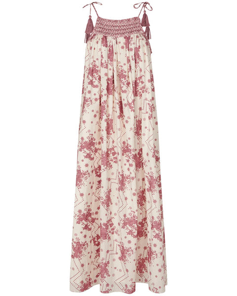 Ango Maxi Dress Flower Print