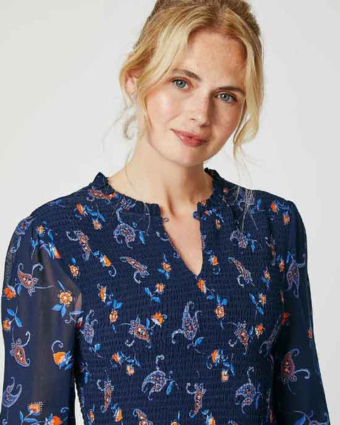 Arabelle Dress Budding Paisley