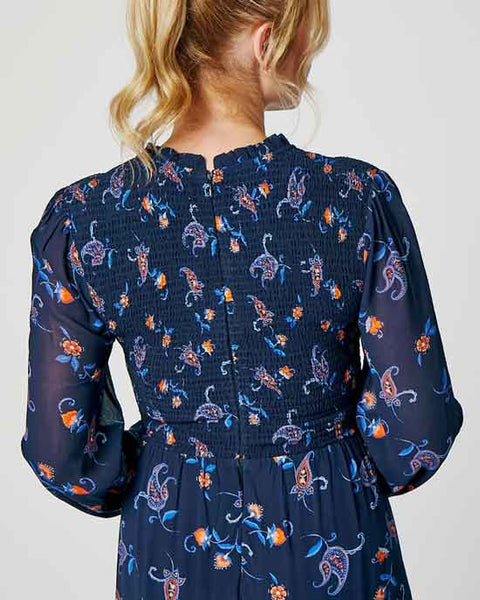 Arabelle Dress Budding Paisley