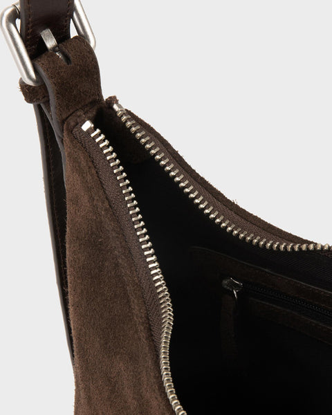 Bari Suede Bag Coffee