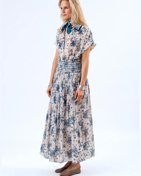 Myra Maxi Skirt Dark Blue
