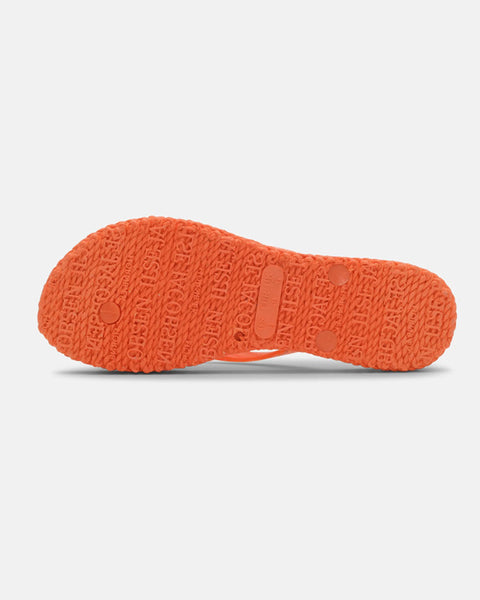 Glitter Flip Flops Hot Orange