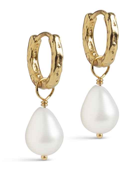 Significant Pearl Hoops