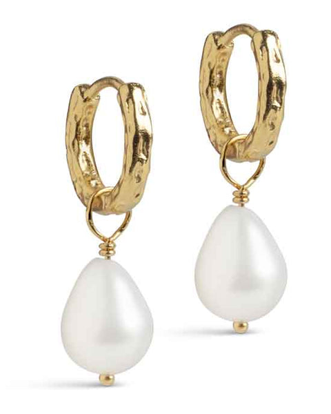 Significant Pearl Hoops
