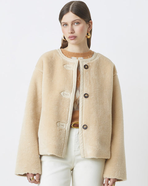 Elton Coat Beige