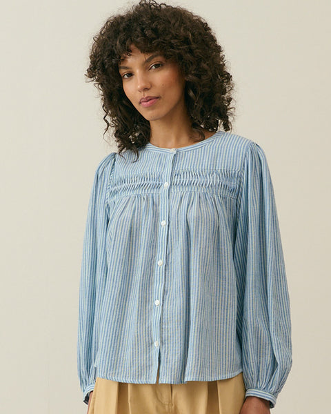 Jally Shirt Blue Parasol Stripes