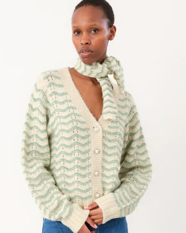 Lano Cardigan Dusty Green