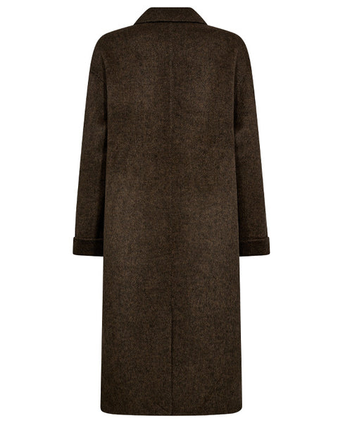 Lucca Barkley Wool Coat Slate Black