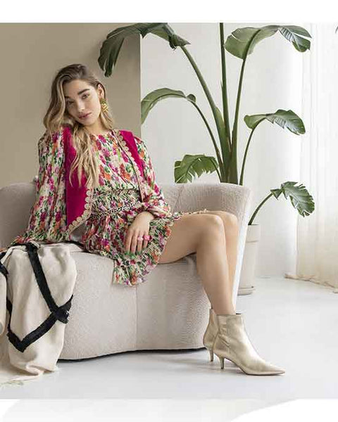 Lugo Ankle Boots Champagne