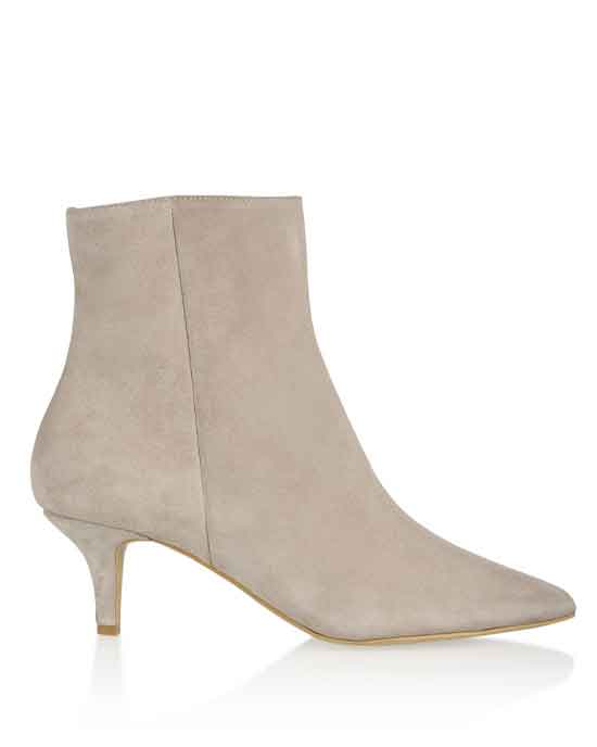 Lugo Ankle Boots Beige Suede