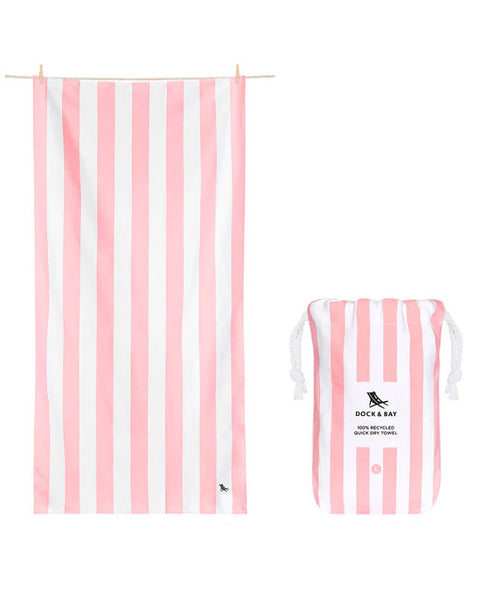 Dock & Bay Towel - Malibu Pink