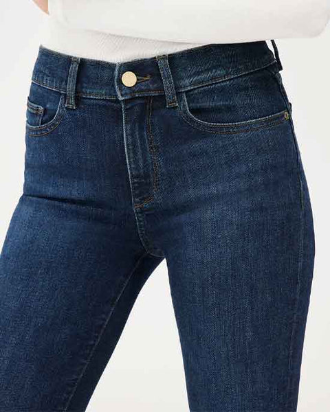 Mara Straight Mid Rise Ankle India Ink