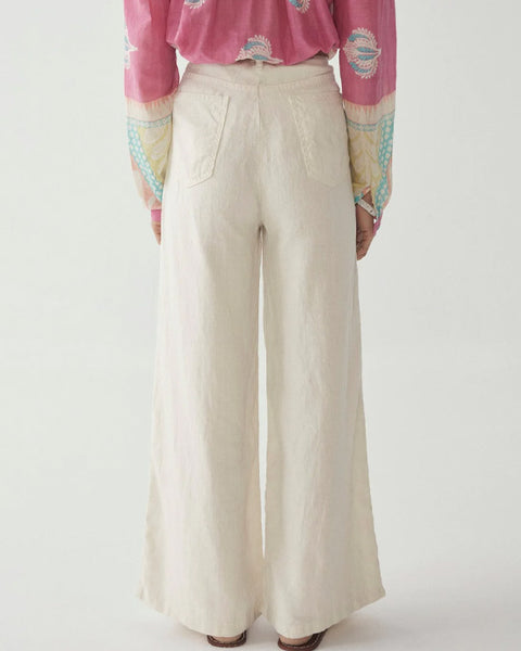 Marisa Linen Trousers Off White