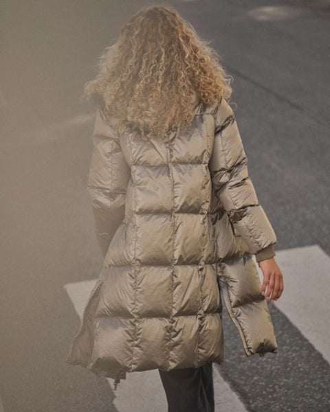 Nova Metallic Down Jacket Brindle