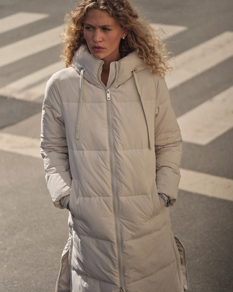 Ollie Terma Long Coat Glacier Gray