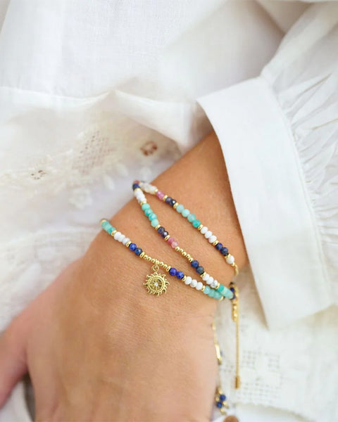 Periwinkle 3 Layer Bracelet Stack