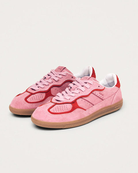 Rife Sea Pink Leather Sneakers
