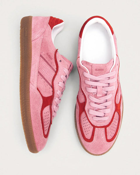 Rife Sea Pink Leather Sneakers