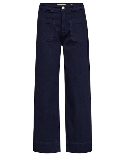 Birkin Paris 70s Culotte Jeans Midnight Navy