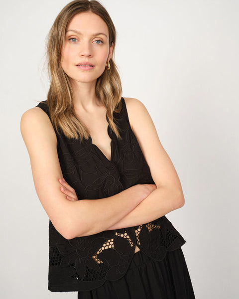 Daima Brodie Top Black