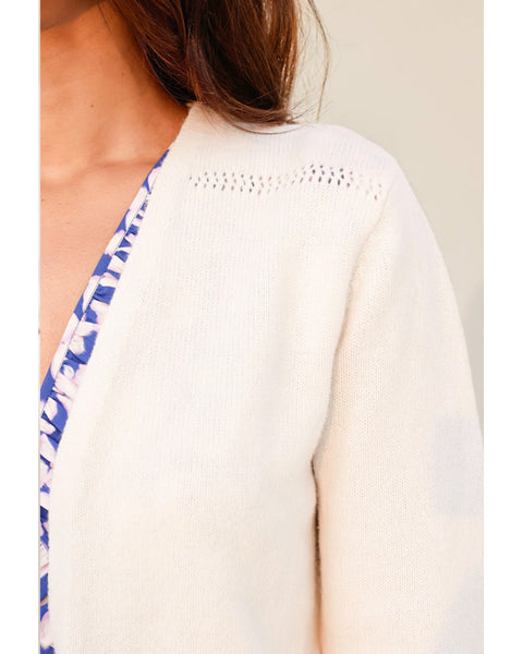 Merino Wool Edge To Edge Cardigan