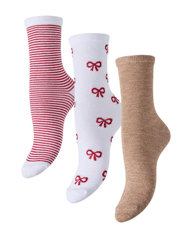 Jopi Xmas Glitter Socks 3-Pack Box