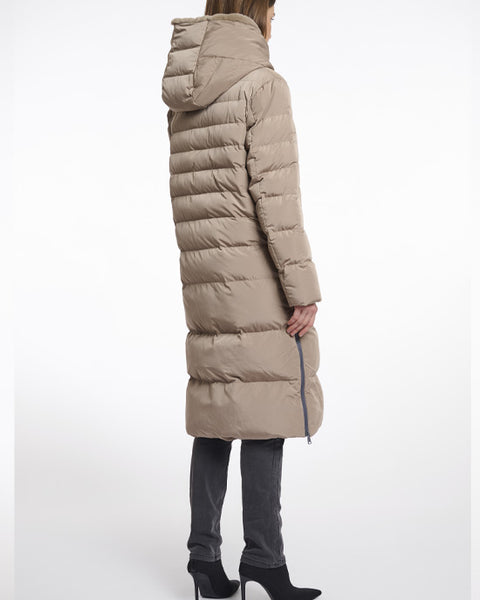 Keilafur Coat Half Faux Fur Lined Toffee