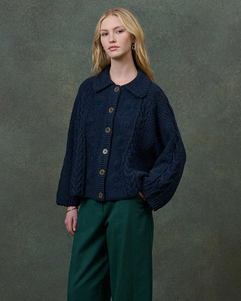 Khellane Marine Blue Cardigan