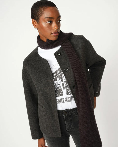 Maria Loisa Wool Jacket Phantom