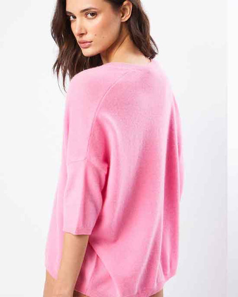 Martinettie V-neck jumper Pale Pink
