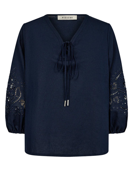 Pina Blouse Midnight Navy