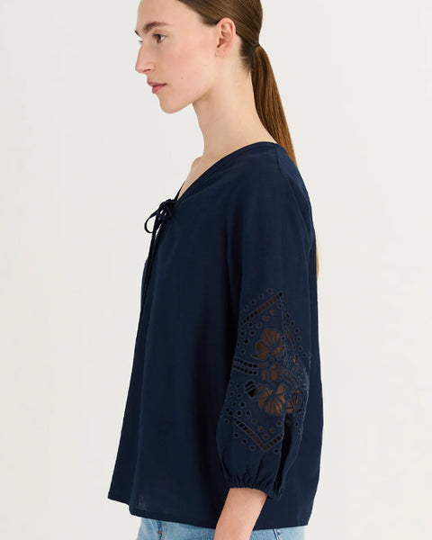 Pina Blouse Midnight Navy