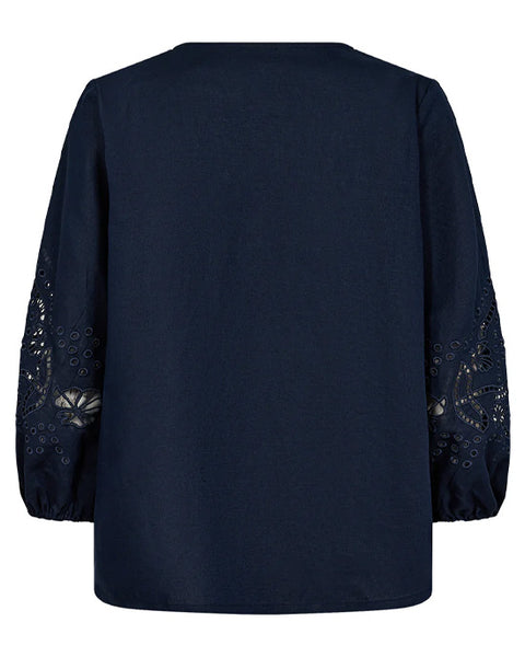 Pina Blouse Midnight Navy