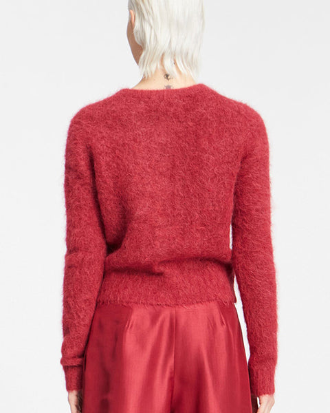 Povilla Cardigan Bordeaux