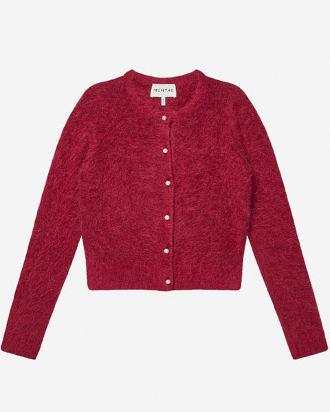 Povilla Cardigan Bordeaux