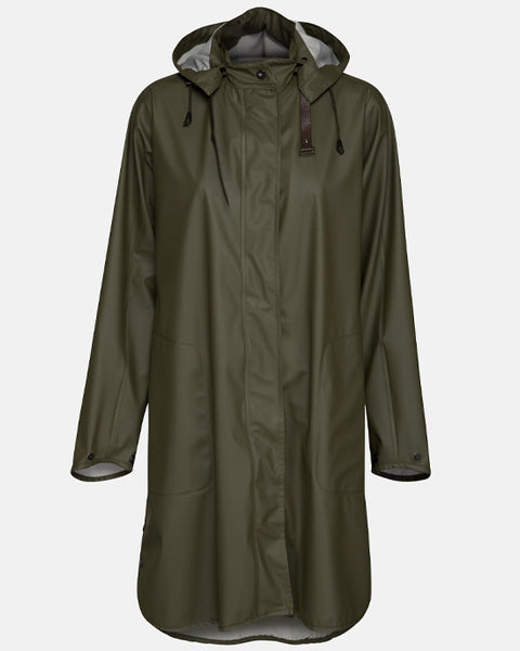 Light A-Line Raincoat Army