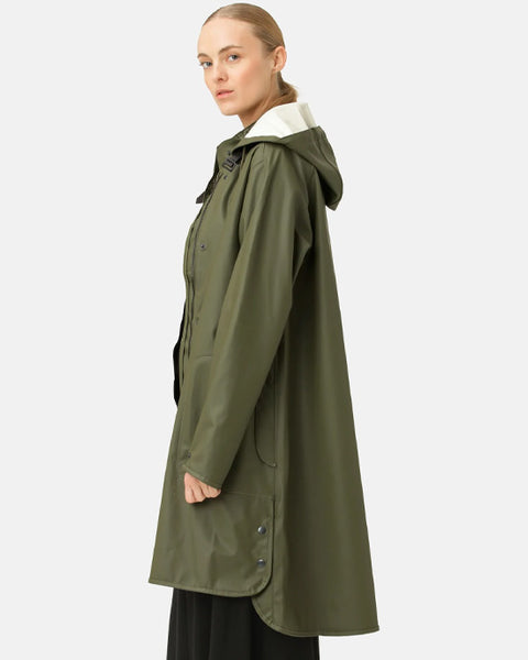 Light A-Line Raincoat Army