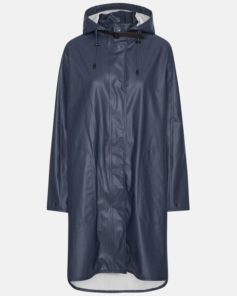 Light A-Line Raincoat Ombre Blue