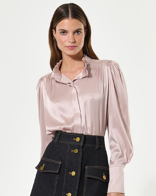 Roberta Silk Blouse Rosewater