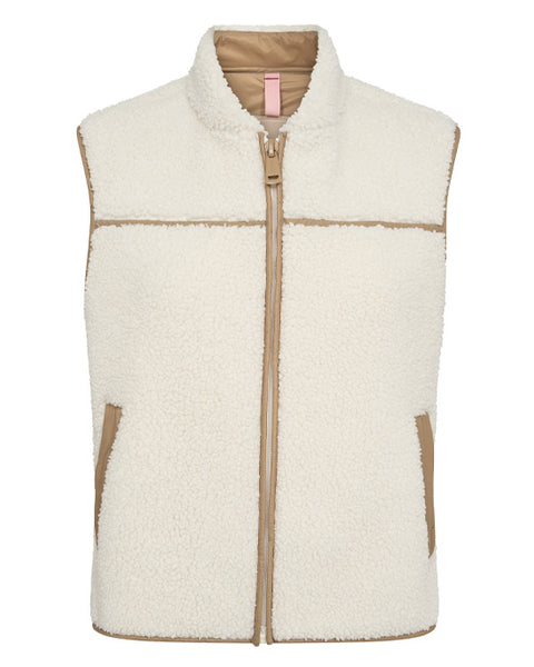 Rowe Teddy Waistcoat Ecru