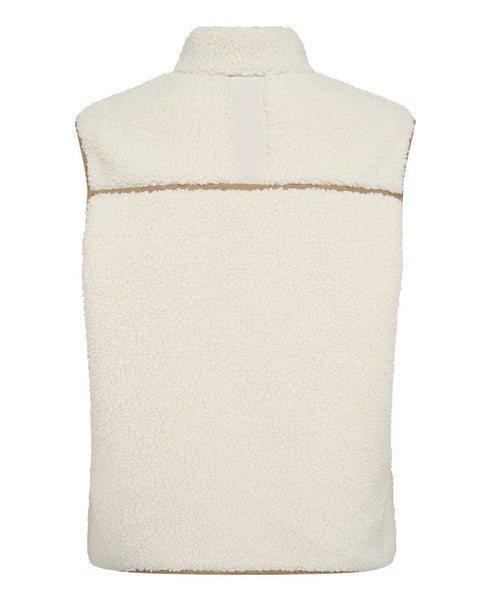 Rowe Teddy Waistcoat Ecru